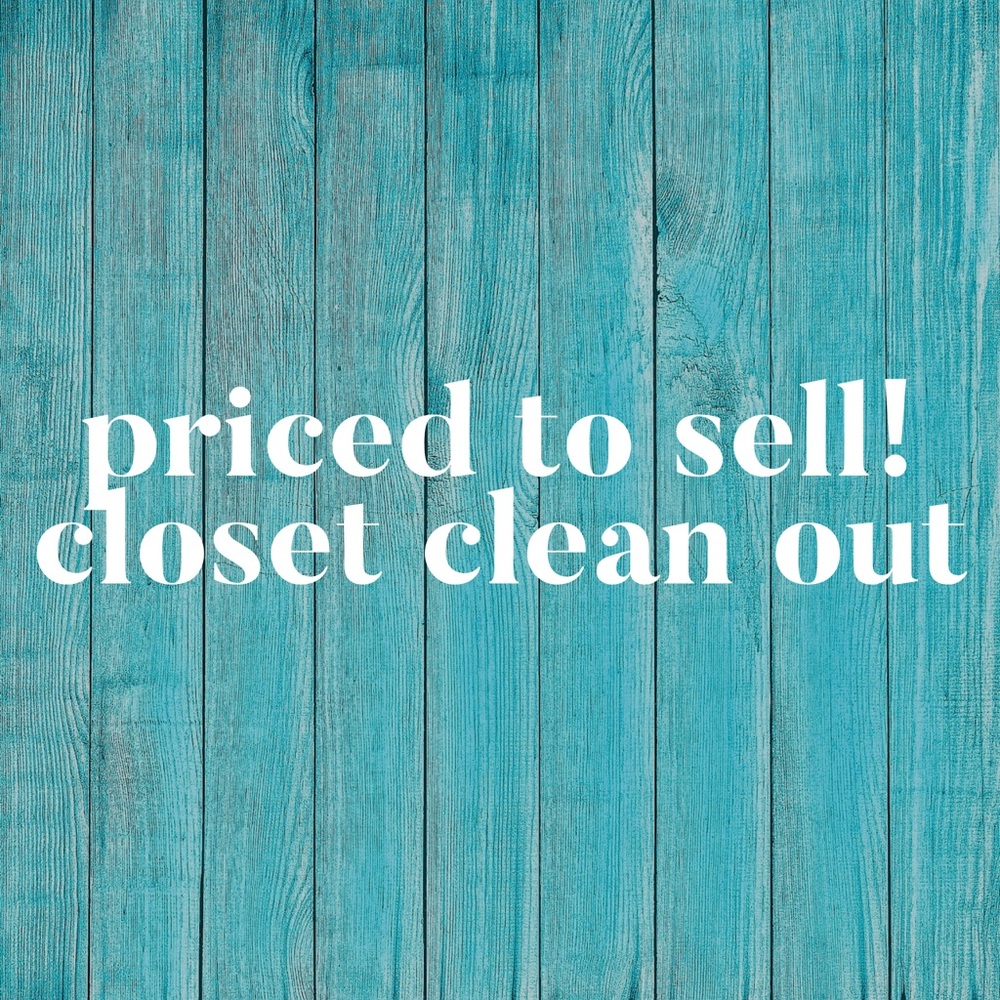 Priced to sell! Shop my closet!